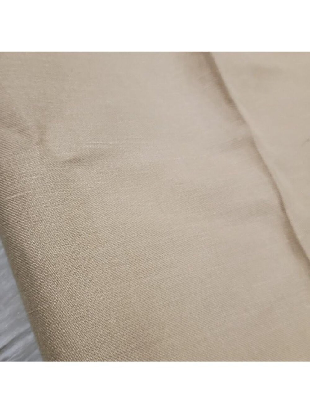 Lauren Ralph Lauren Beige Linen-Blend Wide-Leg Cropped Pants Size 12 - Picture 13 of 14